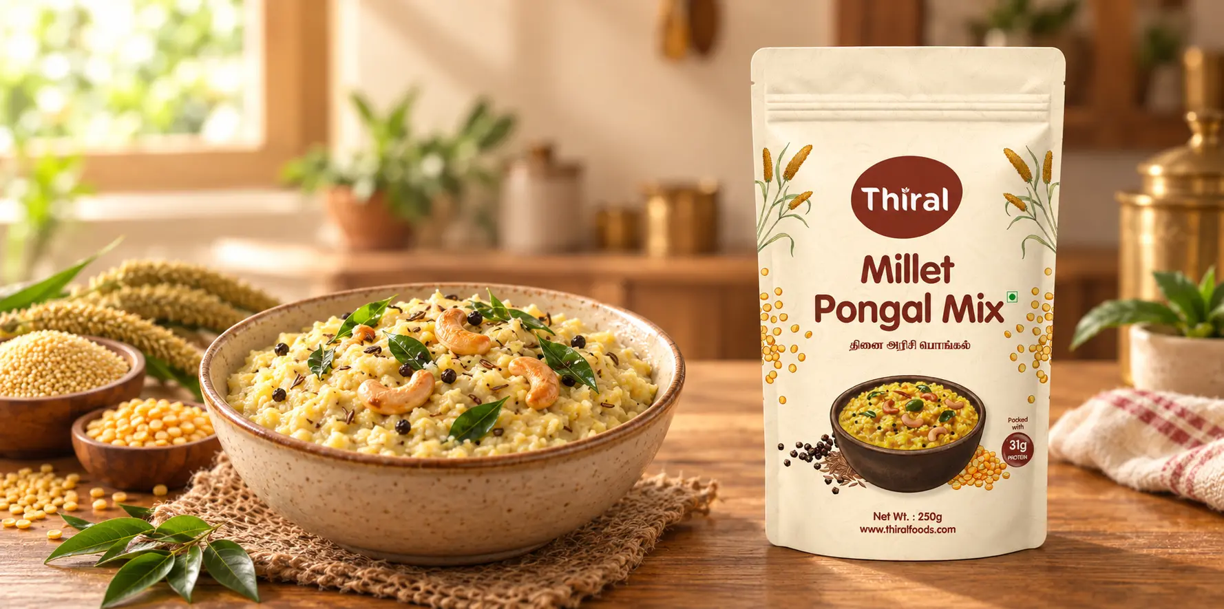 Thiral millet pongal mix
