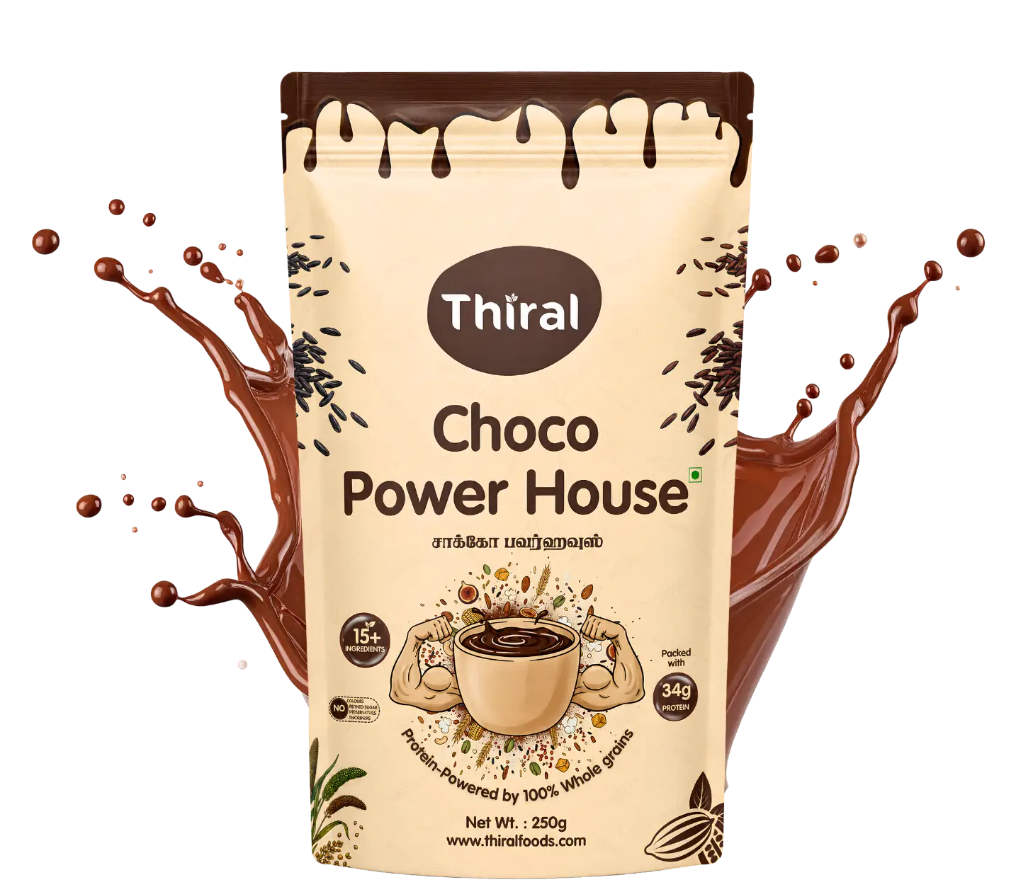 thiral choco power house splash